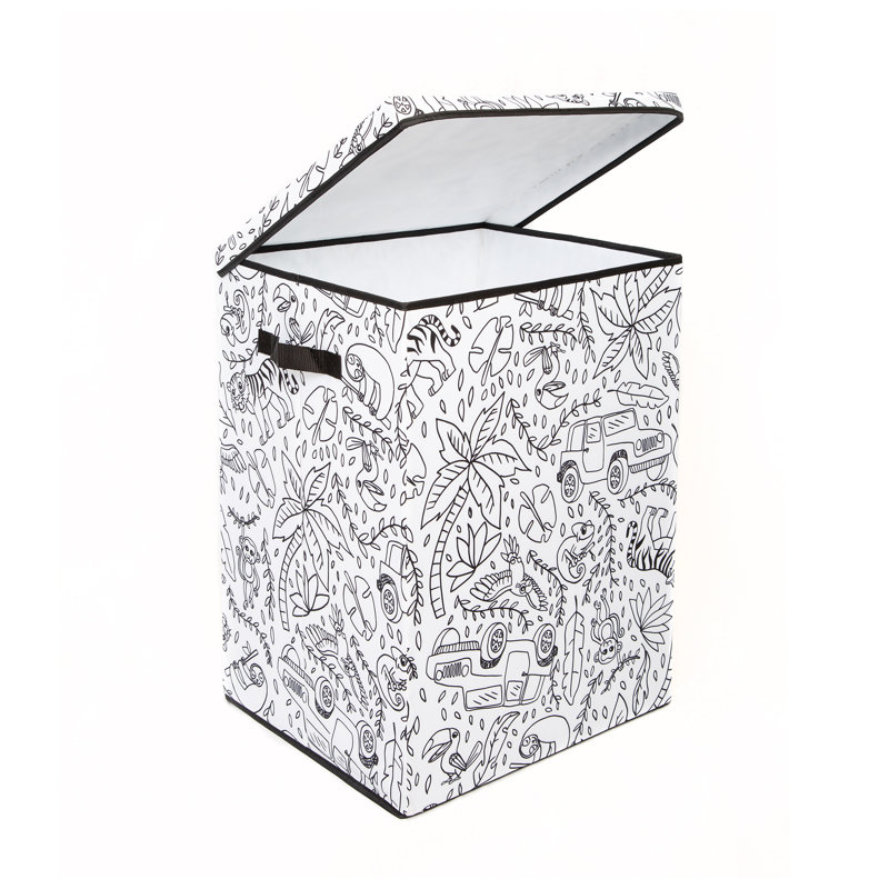 Baum Fabric Decorative Bin, 22.8" x 16.9"