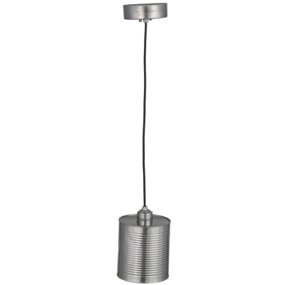 Luminaire suspendu à une lumière Gracie Oaks CF8A41AF appliquée à une lumière de la collection Ole No. Ten, finition brun artisanal, 6,00 pouces