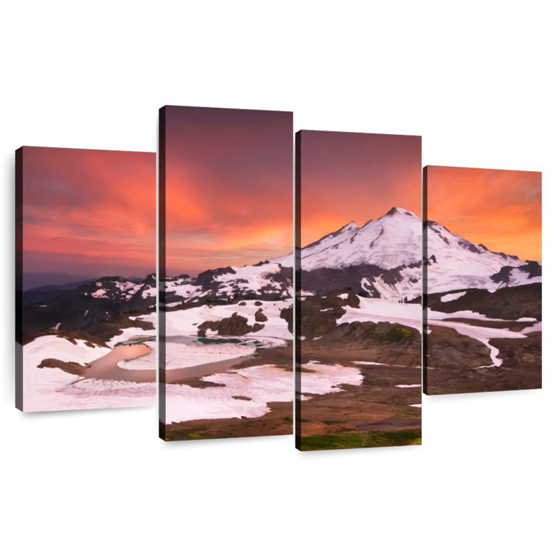 Alvord Snowcapped Mount Baker, 27" H x 43" W
