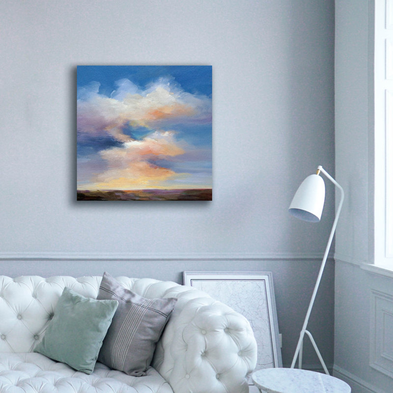  «Sunlit Serenade 4» par Karen Hale, art mural sur toile, 37 po x 37 po, H 37 po x l 37 po