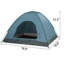 3-Person Dome-Shaped Portable Camping Tent-119223926