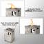 Square Propane Smokeless Fire Pit Table