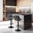 Terrianna Swivel Upholstered Adjustable Height Counter Stool with Metal Frame-1296404197-1296404201