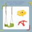 Freeport Park Plastic / Acrylic Swing Seat with Chains