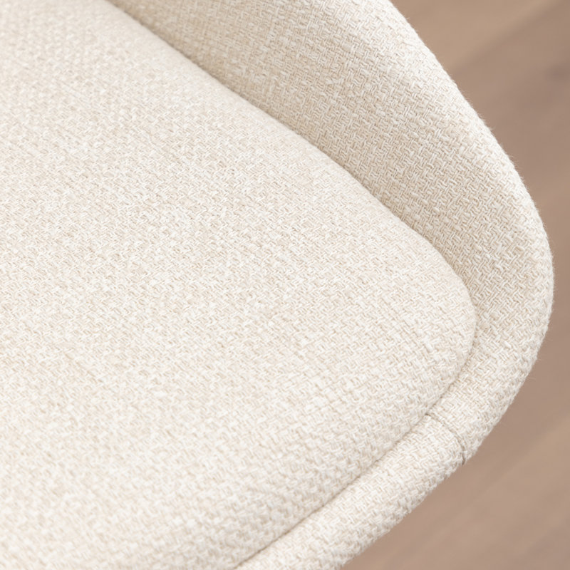 Tabouret de bar et de comptoir pivotant Carruth, Beige, Tabouret de bar (siège d'une hauteur de 30 po)