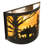 Jahzeel Steel Flush Mounted Sconce
