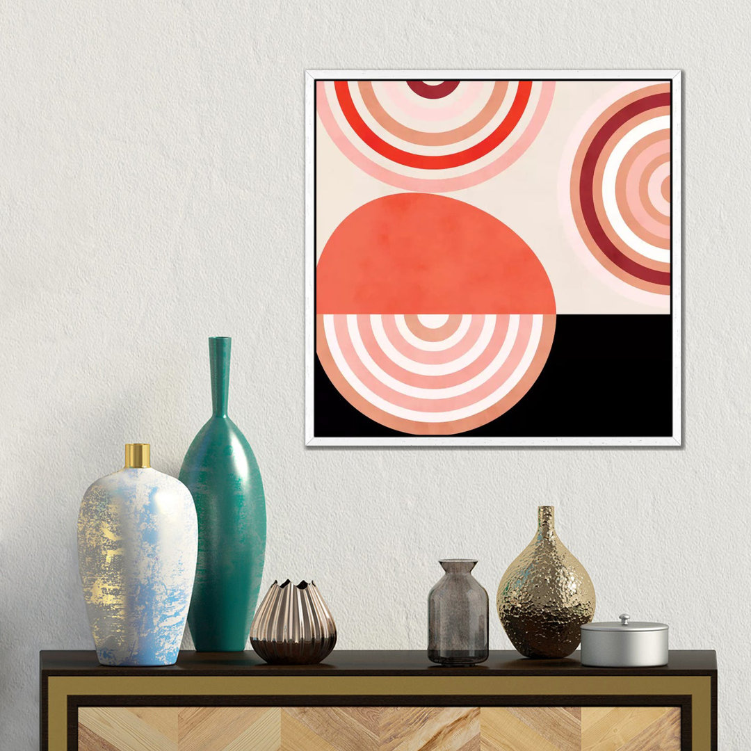 Shapes Modern Mid Century Abstract von Ana Rut Bré - Galerie-verpackte Leinwand Giclée auf Leinwand