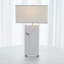 Lampe radiance en blanc mat