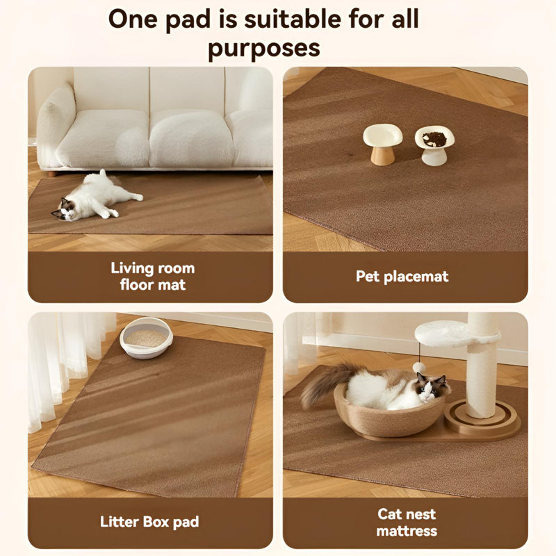 Cat Scratch Board, Cat Scratch Pad, Cat Nest Carpet, Imitation Sisal Pad, Large All Season Universal Wear-Resistant And Shavings Resistant Sofa Protection, Scratch Resistant And Wear-Resistant, Versatile With One Pad
