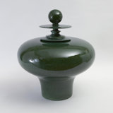Happy Temple Jar-Orange-Squat