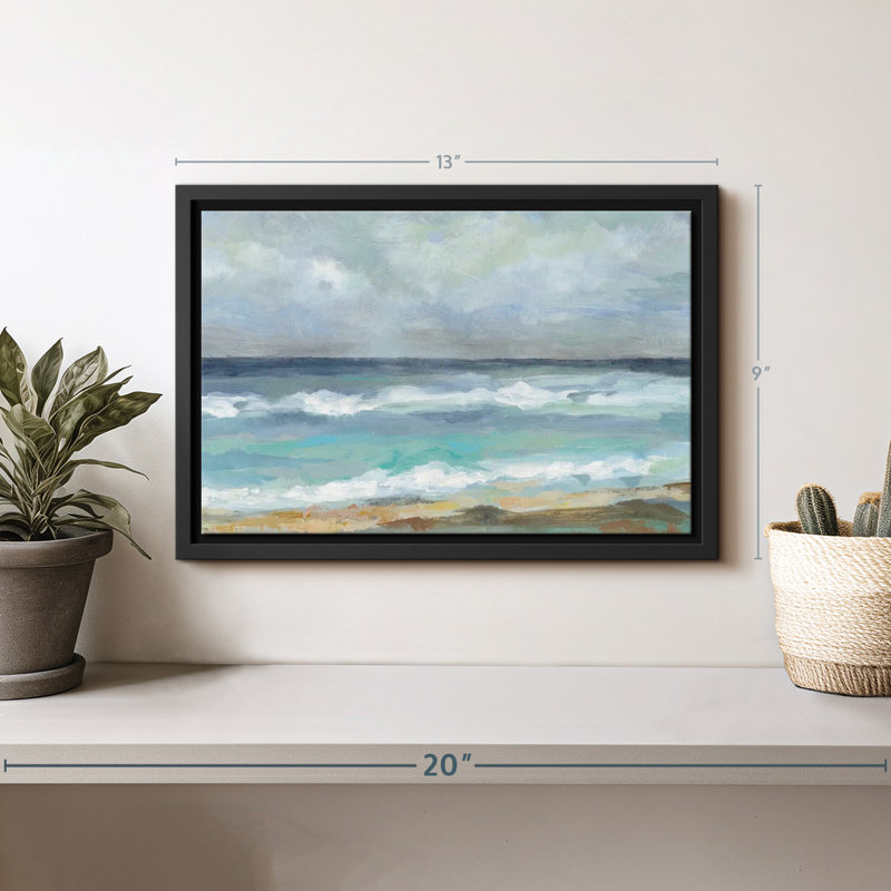 Plage «Seashore Day Wall Art», H 9 po x l 13 po