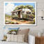 «Camping Van Scenery - Camping Travel», reproduction d'art mural-467237248-467237249