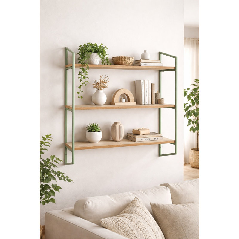 3 Piece Wall Mounted Shelving Unit
