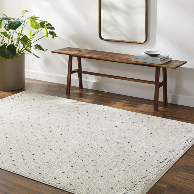 Tapis gris anthracite / crème Athira