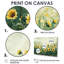 Dorce Summer Sunflower Meadow In Canada - Tournesols, art mural-24257007-24257003-24257002