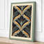 Gilded Leaf Pattern Art Deco - Wrapped Canvas-2138875009-2138875014