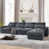 Dark Gray 100% Linen