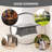 6-Seat Rectangular Fire Pit Table-58467762