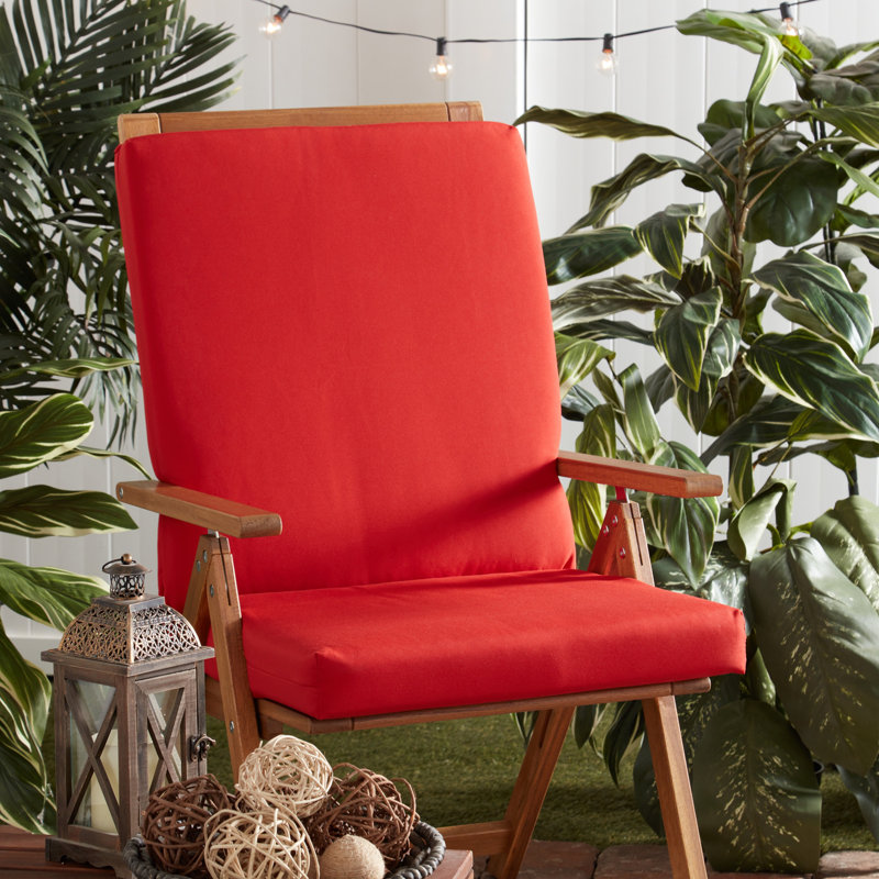 High Back Dining Chair Pad, Salsa