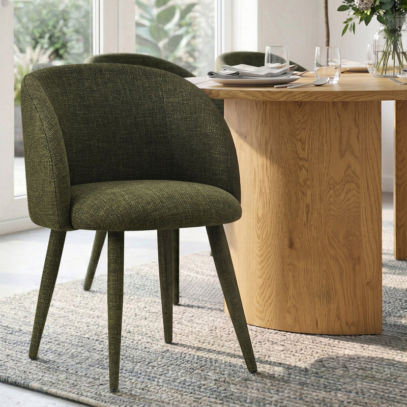 Ensemble de table de salle à manger 7 pièces, Vert