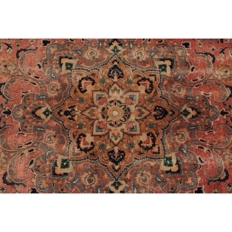 9x13 Rust and Brown Anatolian Turkish Tribal Rug