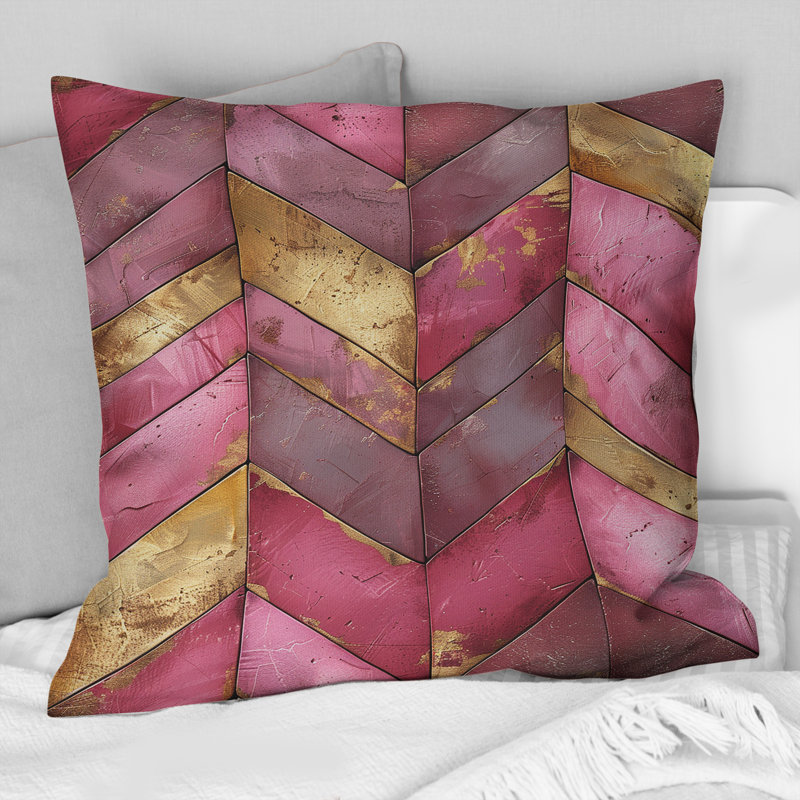 Coussin décoratif sans motif Mid-Century