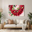 Art mural en métal «Fruit framboise rouge»-1684824071