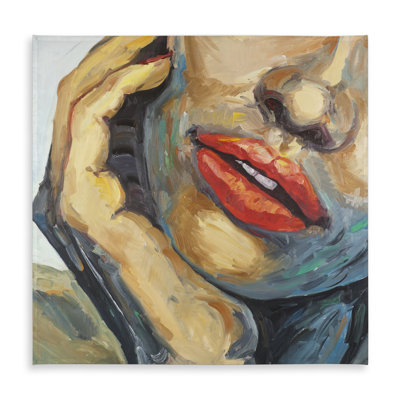 Irresistible Lips Closeup Red Beauty Tablecloth | Home Decor