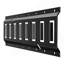 Ensemble de rail d'attache E-Track, paquet de 4 rails de rail en E de 1,3 pi, 2 crochets en forme de U, 2 porte-outils, 2 supports de tablette de rail, 2 porte-pneus, 2 anneaux de rangement pour câbles, 8 embouts et 1 sac, adapté pour Remorques Vans