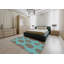 Tapis de mer vert/orange à motifs-75246175