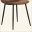 Table de salle à manger spacieuse en bois aggloméré avec 4 chaises confortables en tissu technique, idéales pour les repas de famille et les intérieurs modernes.-1182120755-1182120653