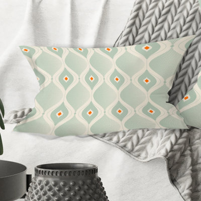 Coussin Retro Abstract Drops VII - Mid-Century Modern