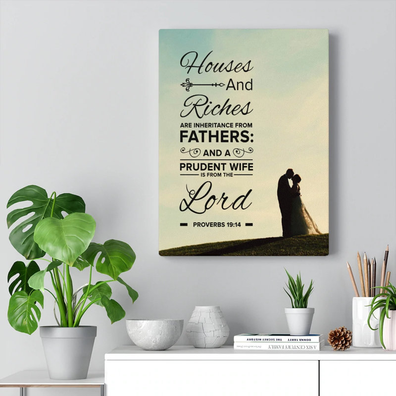 House And Riches - Wrapped Canvas Print, 61cm H x 46cm W