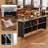 Rectangular Aluminum Patio Folding Bar Table-1509737685