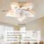 Izzabella 7- Blade Reversible LED Dimmable Ceiling Fan with Light and Remote-1600973170