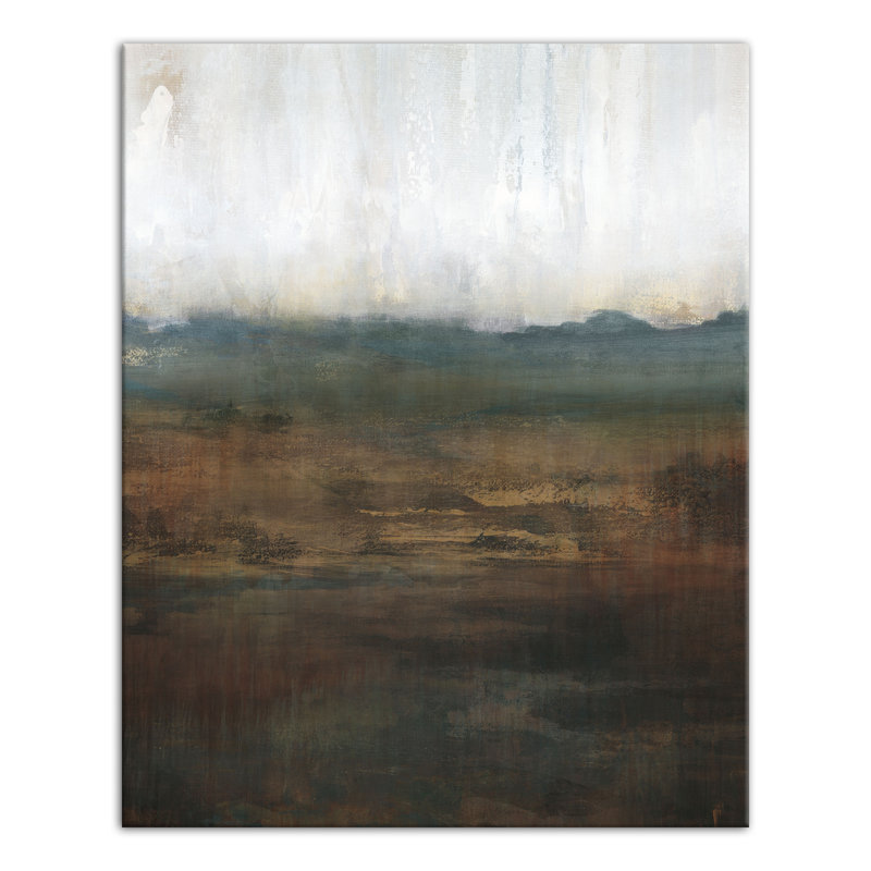 Commencement d'une tempête sur toile, H 20 po x l 16 po x P 1,25 po, Sans cadre