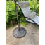 Base de parasol autoportante en aluminium