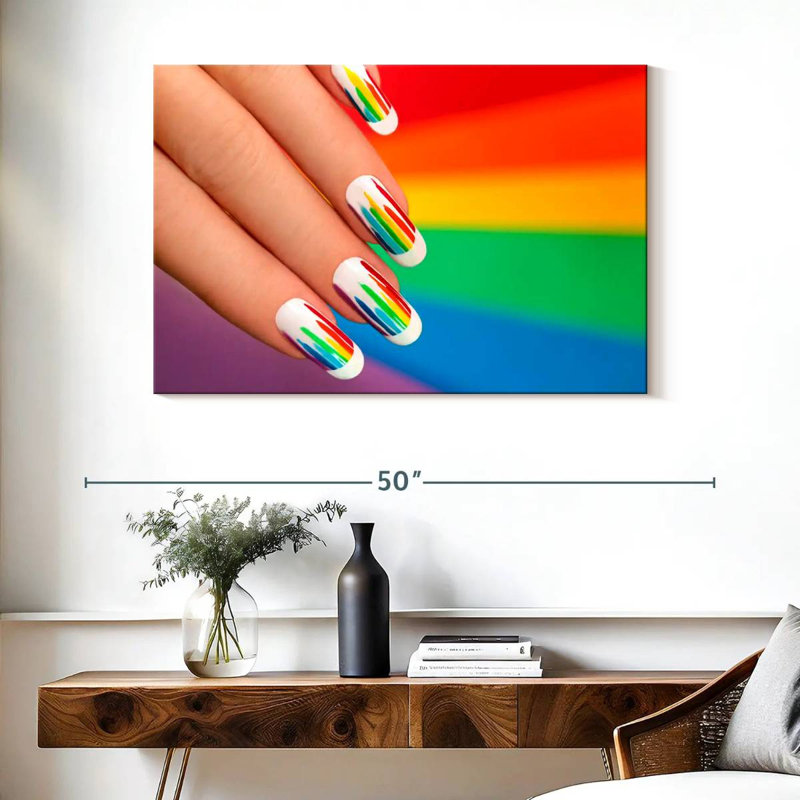 Shuttleworth Rainbow Nails, 26" H x 39" W
