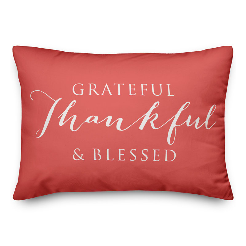 Outdoor Reversible Throw Pillow, Coral
