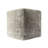 Strovolos Modern Geometric Velvet Blend Upholstered Ottoman
