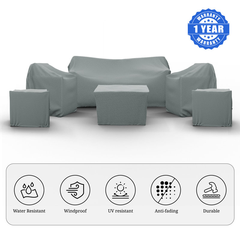 Patio Furniture Covers, Grey
