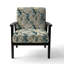 Fauteuil rembourré d'appoint tropical D-237066081