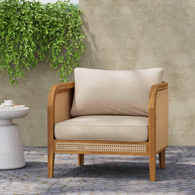 Chaise avec accoudoirs de patio Kirkby