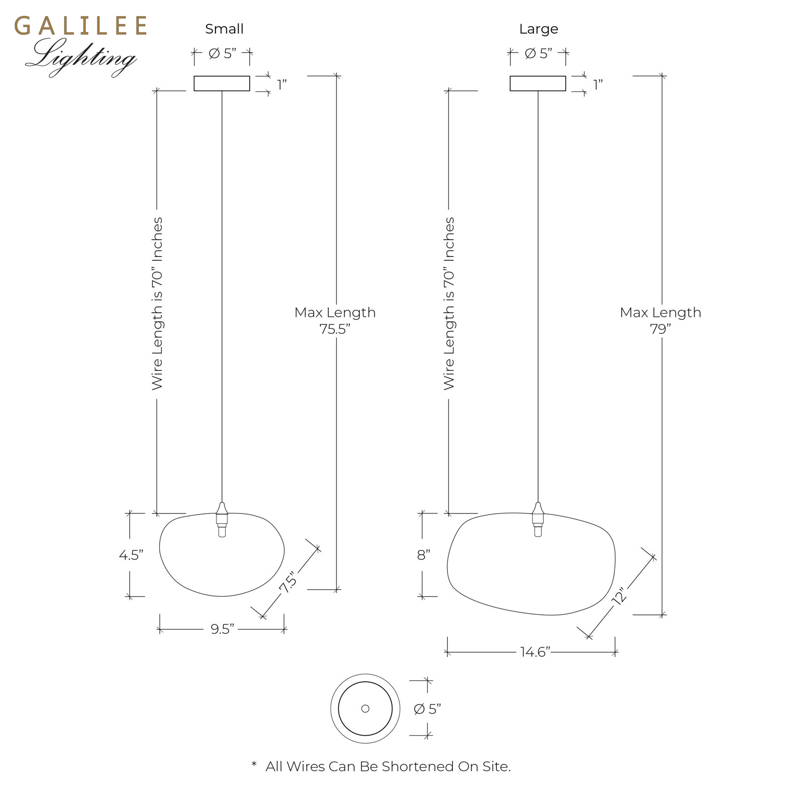 Kloud Dimmable Single Light Pendant, Light Amber, Satin Nickel, 4.5" H x 9.5" W x 7.5" D
