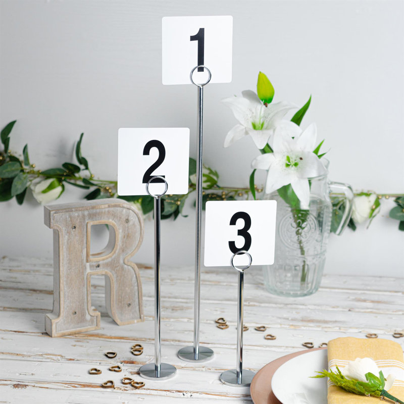 Argon Tableware - Table Number Holders