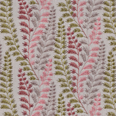 Botanica Elda - 57" Emboidered Linen Blend Drapery Fabric by the Yard