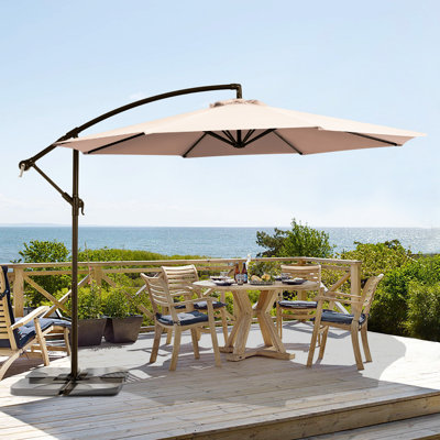 Caiaphas Round 120'' Cantilever Umbrella without Weighted Base