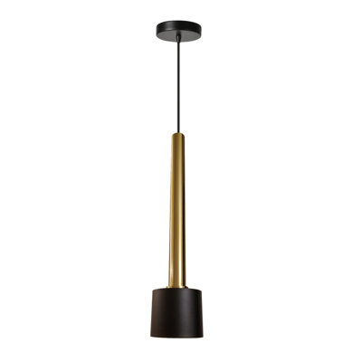 Luminaire suspendu cylindrique 1 lumière