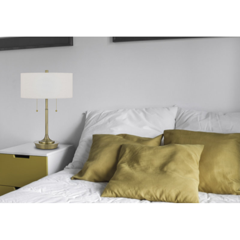 Lampe de table dorée 20 "