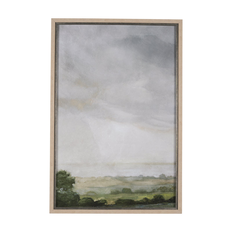 Soft Shadows II a Hand Embelished Textured Framed Art Print